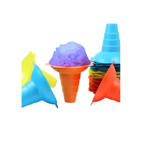 12 Ounce Flower Drip Trays Snow Cone Cups - Pack of 100