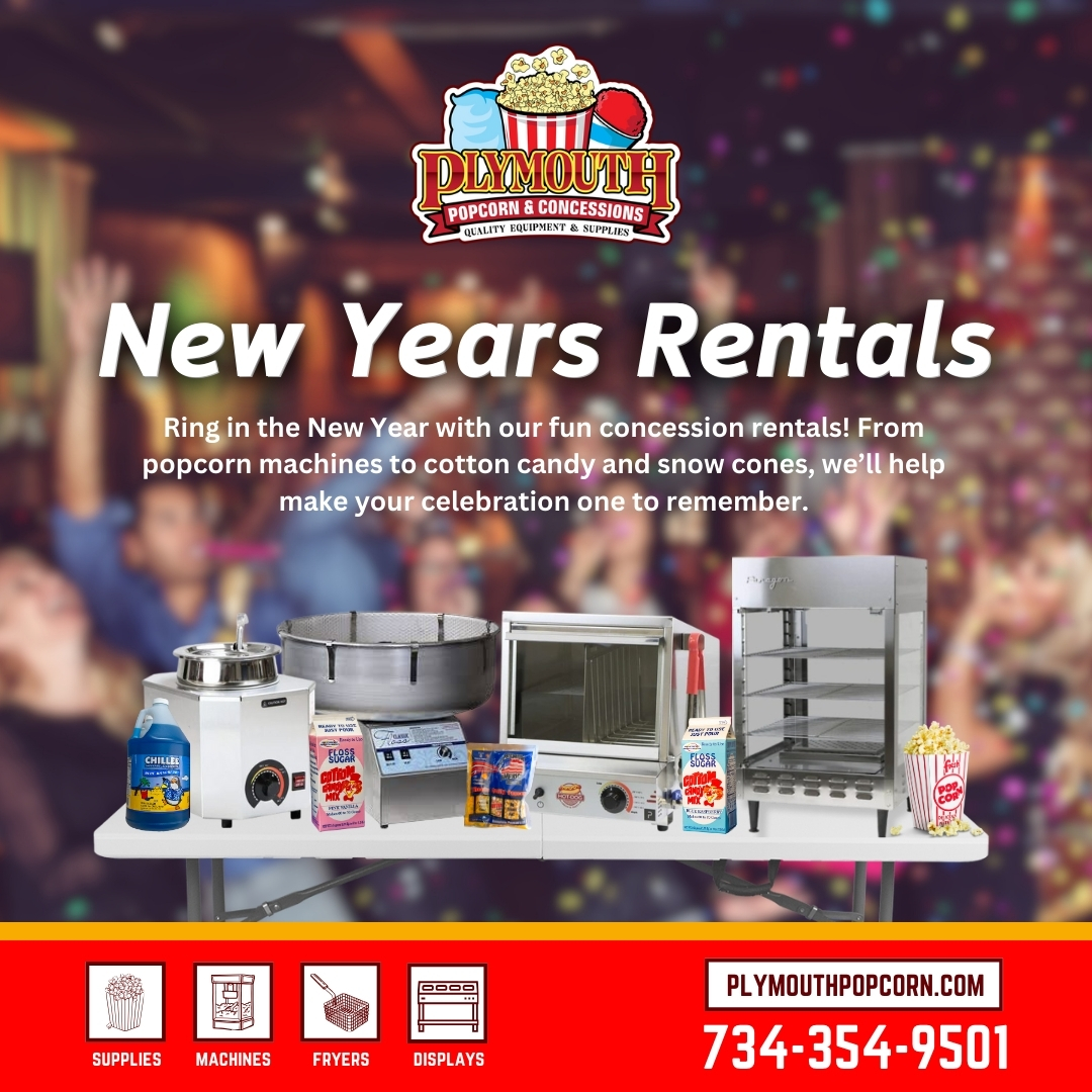 Ring in the New Year with Fun and Flavorful Rentals - Plymouth Popcorn ...