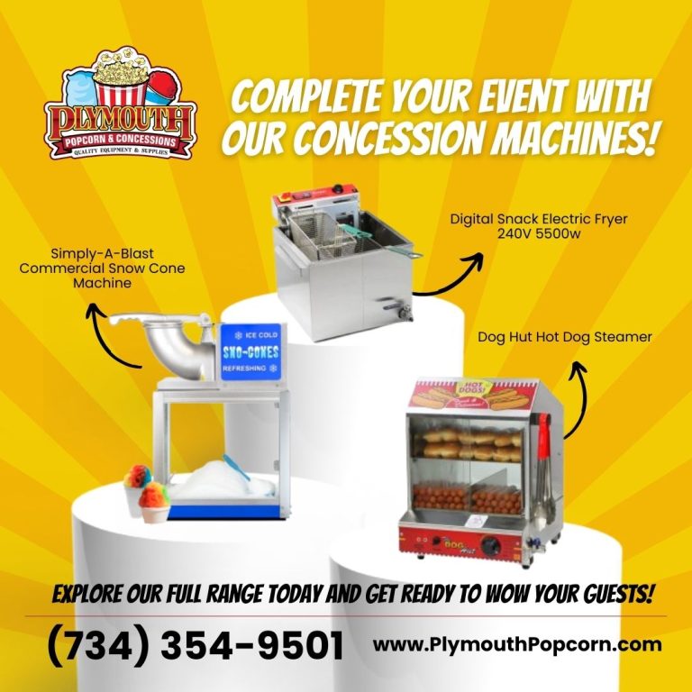 Top Reasons to Rent Concession Machines for Your Event